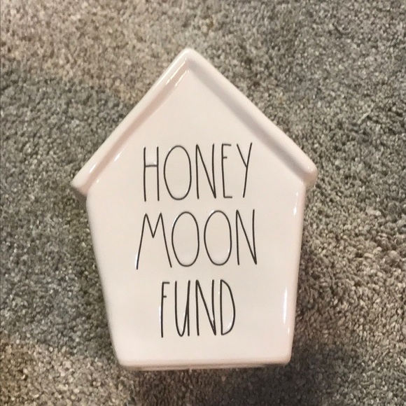 Rae Dunn Honey Moon Fund Piggy Bank - Picture 1 of 4